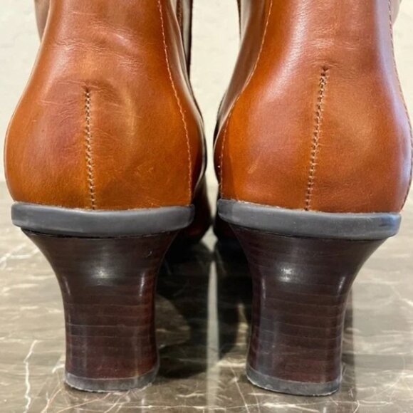 Kenneth Cole Retro Style Leather Boots - Picture 4 of 4